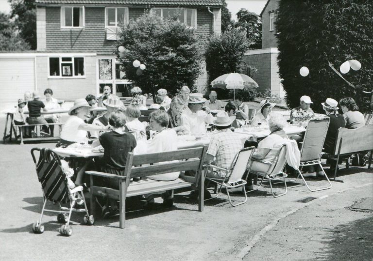 Street party, Glebelands, on the occasion of Charles and Diana's wedding in 1981